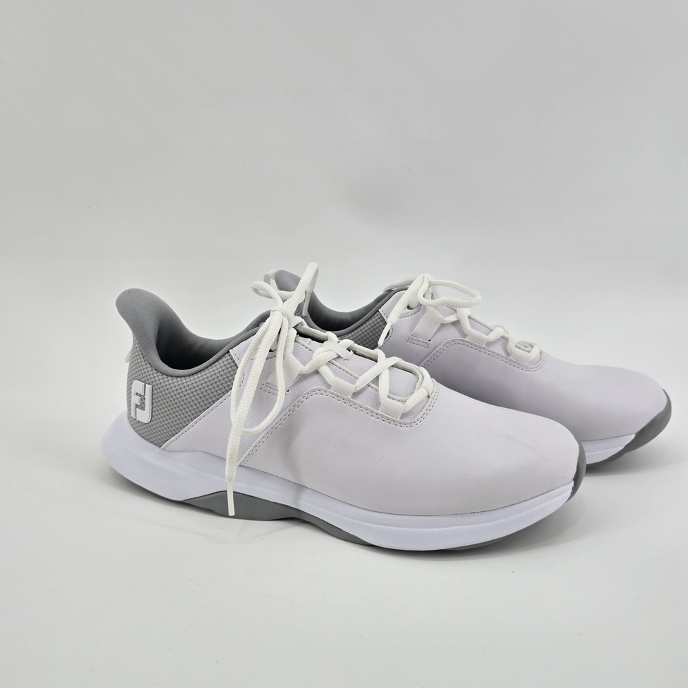 FootJoy Prolite Spikeless Golf Shoes Womens 98205 White Grey Size 9M NWOT